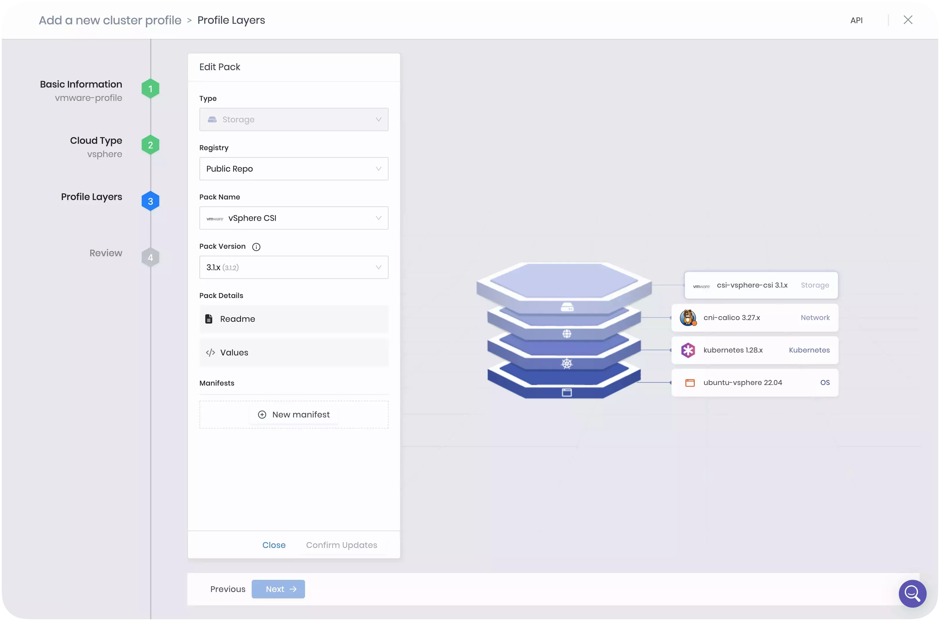 VMware core layers